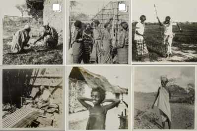screenshot of instagram grid of black and white photographs of people